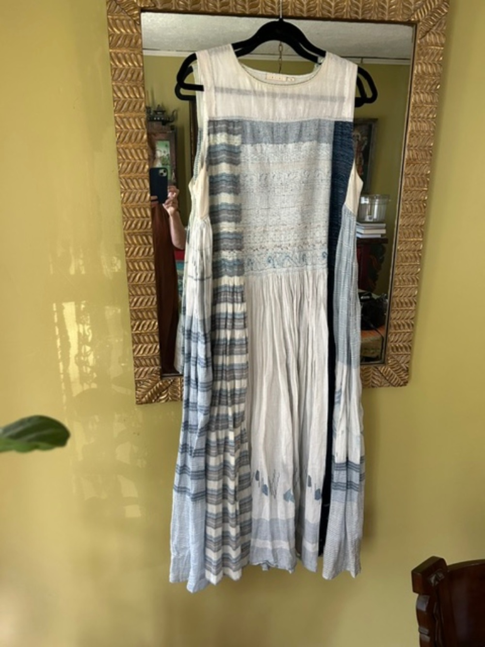 Injiri richly patterned cotton dress - M